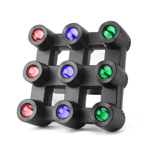 RGBW Multi Color 9 Eyes LED Matrix Spider Beam Light for DJ Equipment FD-BP940