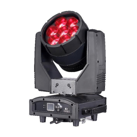  7pcs 60W Waterproof Wash Zoom LED Moving Head Wash Light FD-LW760