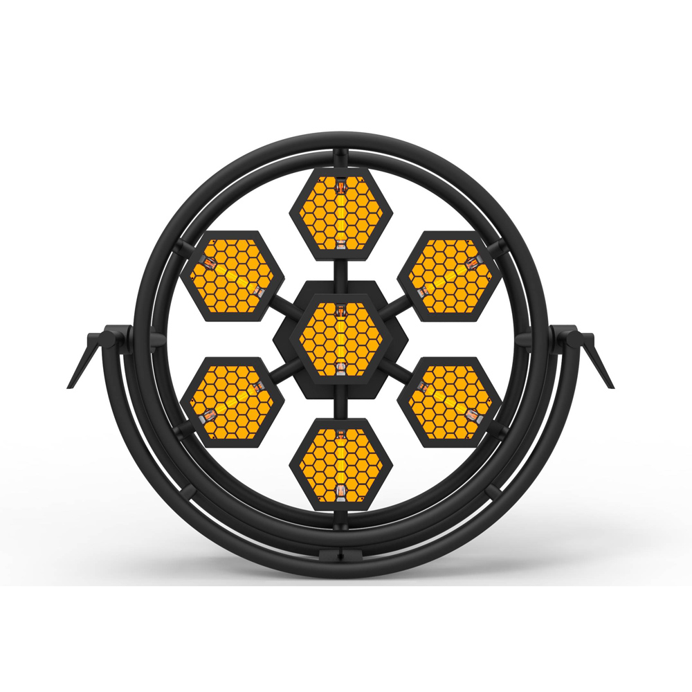 Round Background Halogen Light Retro Flash Light for Wedding FD-R700 1