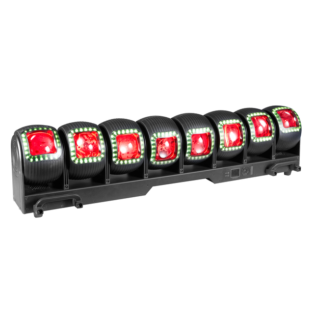 New 8*80W Pixel Beam Bar Moving Head Light with Led Ring for Events Club FD-BP880