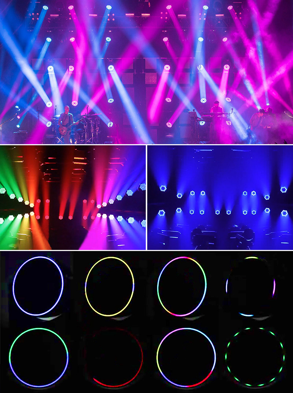  Stage Effect 19pcs 40W LED Moving Head Wash Light FD-LM1940