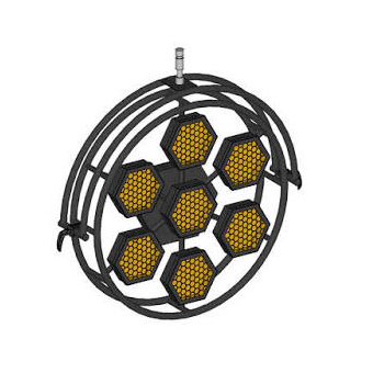 Round Background Halogen Light Retro Stage Light for Wedding FD-R700