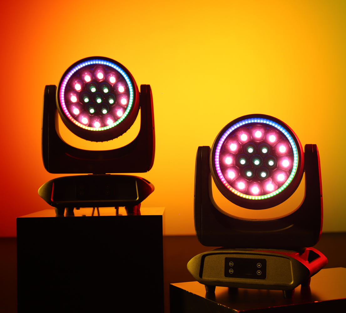 Outdoor IP65 19*40W RGBW Zoom Wash Led Moving Head Stage Lights FD-LW1940