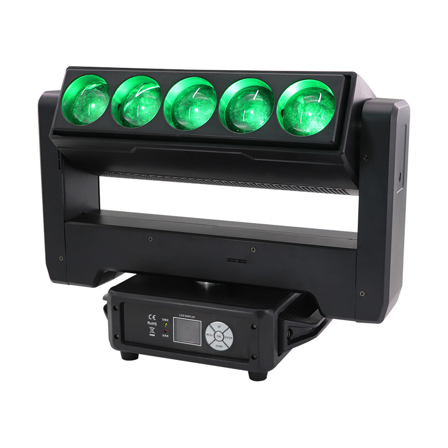 5pcs 60W RGBW Zoom Dyeing Matrix Color Strobe Light FD-B560 