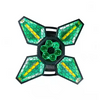 Four Leaf Rotating Bee-Eye Retro Led Matrix Light for Nightclub Bar FD-R350A