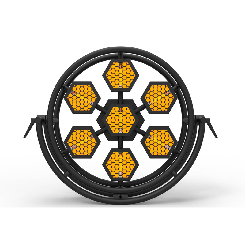 Round Background Halogen Light Retro Stage Light for Wedding FD-R700