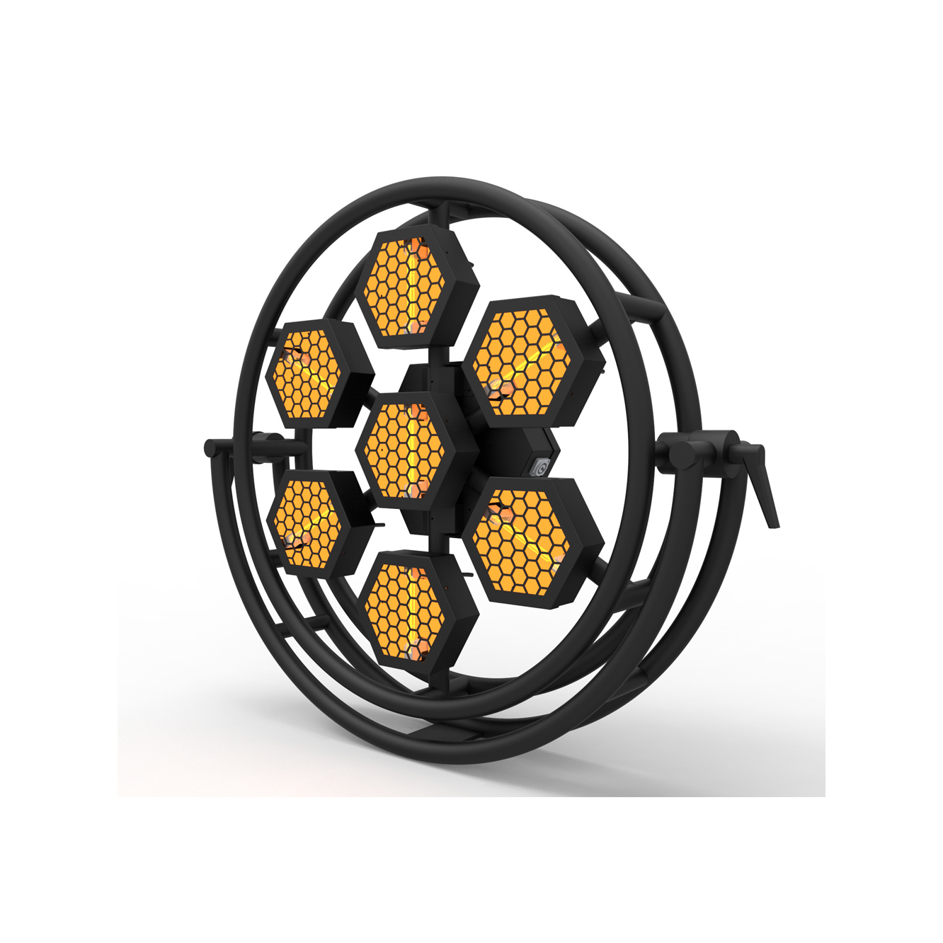 Round Background Halogen Light Retro Stage Light for Wedding FD-R700