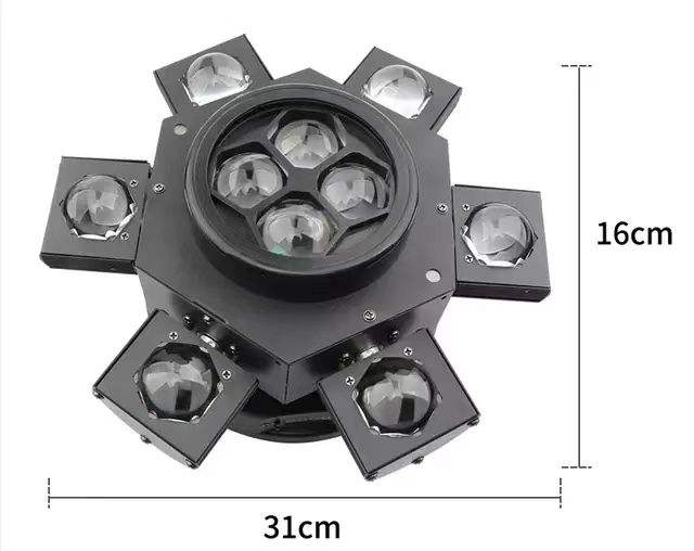 6 Arm Bee-eye Laser Head-shaking Dj Lights Moving Heads for Stage FD-ML150