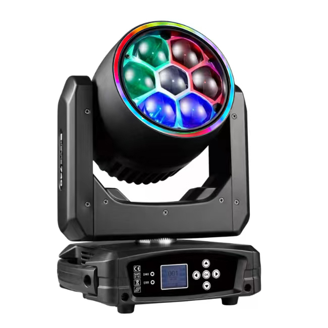 7x40W Bee Eye LED Moving Light Small Zoom Wash Moving Head FD-LM740B