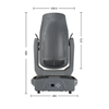 550W Waterproof IP65 Beam Moving Head Light for Event Show FD-DW550